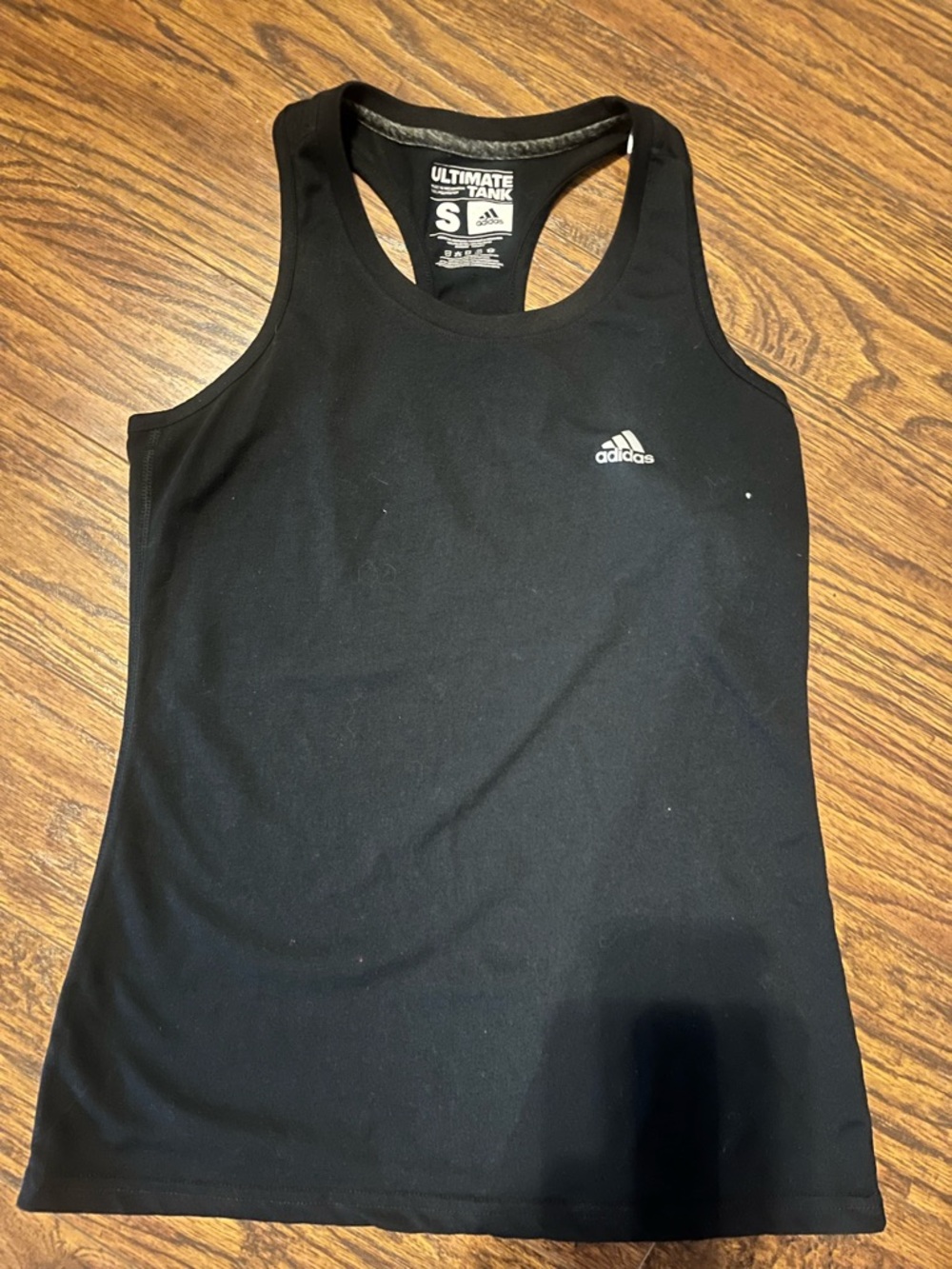 adidas Black Racerback Performance Tank